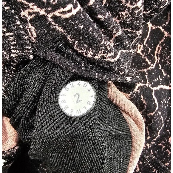 Lululemon Womens Align Leggings Full Length Pocket Lacescape Black Yoga Size 2 - Picture 3 of 13